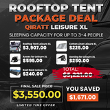 Rooftop Tent Package Leisure XL - 3-4 Persons