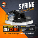 Rooftop Tent Package Leisure XL - 3-4 Persons